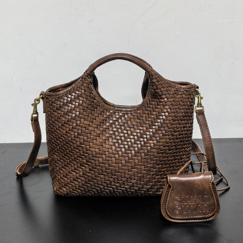 Handwoven Shoulder Crossbody Bag