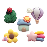 Whimsical Nature Rattan Charms Set