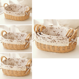 Handwoven Rattan Storage Basket