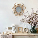 Rattan Hanging wall Mirror