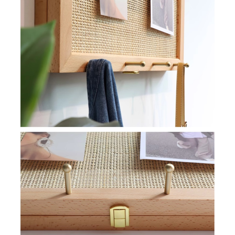 Rattan Wall Meter Box Hider