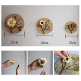 Hemp Dried Flower Wall Decor Set