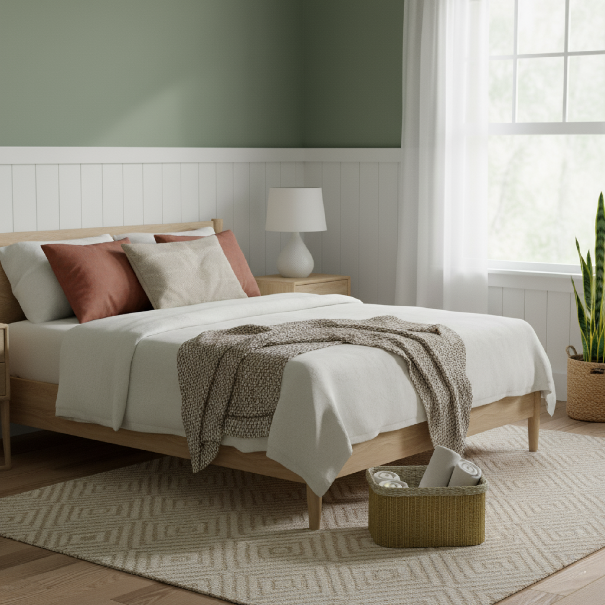 Handwoven Cotton Rope Basket