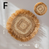 Boho Raffia Wall Decor Set