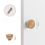 Wood Rattan Cabinet Handle