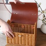 Rattan Gift Tote Box