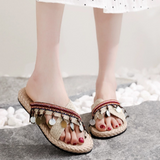 Women's Woven Beach Slippers