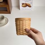 Bamboo Woven Pen Holder