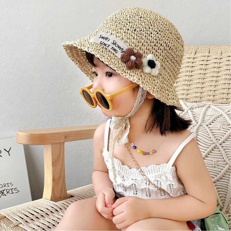 Kids' Woven Sun Hat
