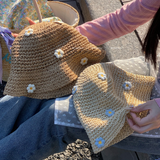 Woven Sun Protection Bucket Hat