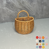 Wool Flower Charm Hanging Basket Bundle