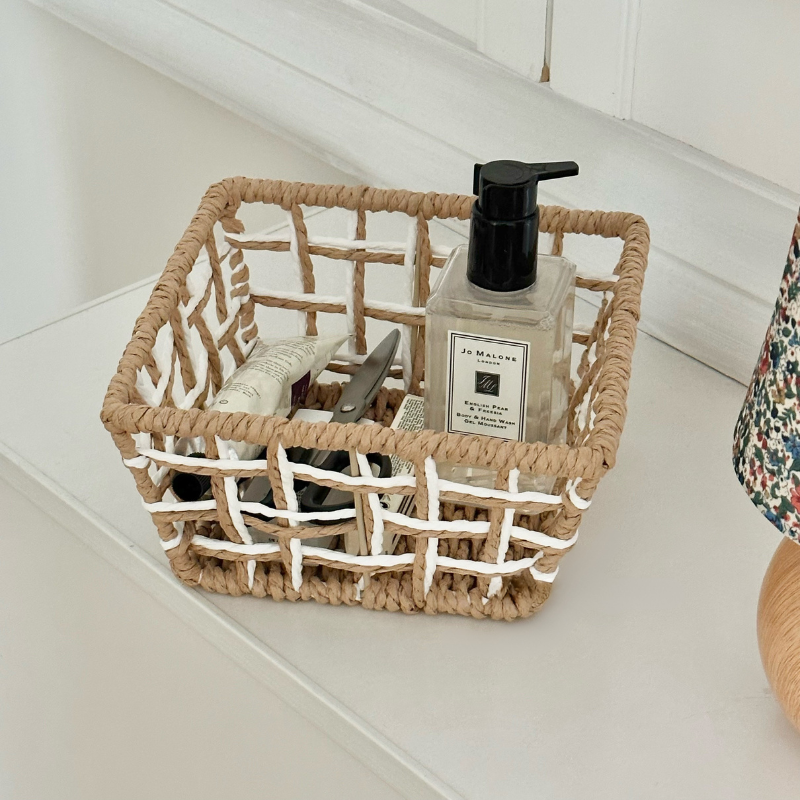 Woven Rattan storage basket