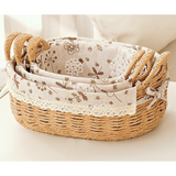 Handwoven Rattan Storage Basket