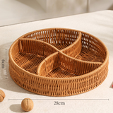 Handwoven Rattan Serving Tray