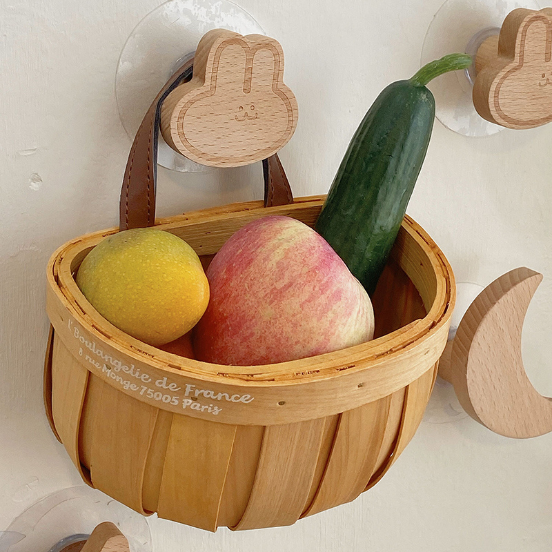 Rattan Wall Hanging Storage Basket