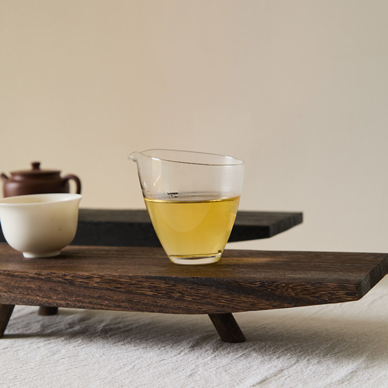 Boat Form Wood Tea Tray – Sculptural Object