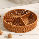 Handwoven Rattan Serving Tray