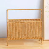 Rattan Magazine Storage Basket