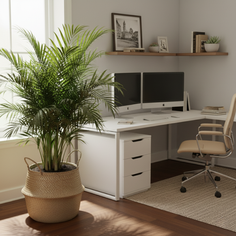 Nordic Rattan Waterproof-Lined Plant Pot