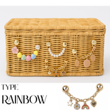 [DIY Set] Rattan Cable Organizer Box + Charm Decorations