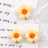 Wool Flower Decor Charm