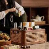 Rattan Desk Storage Box