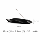 Organic Leaf Incense Holder – Sculptural Object