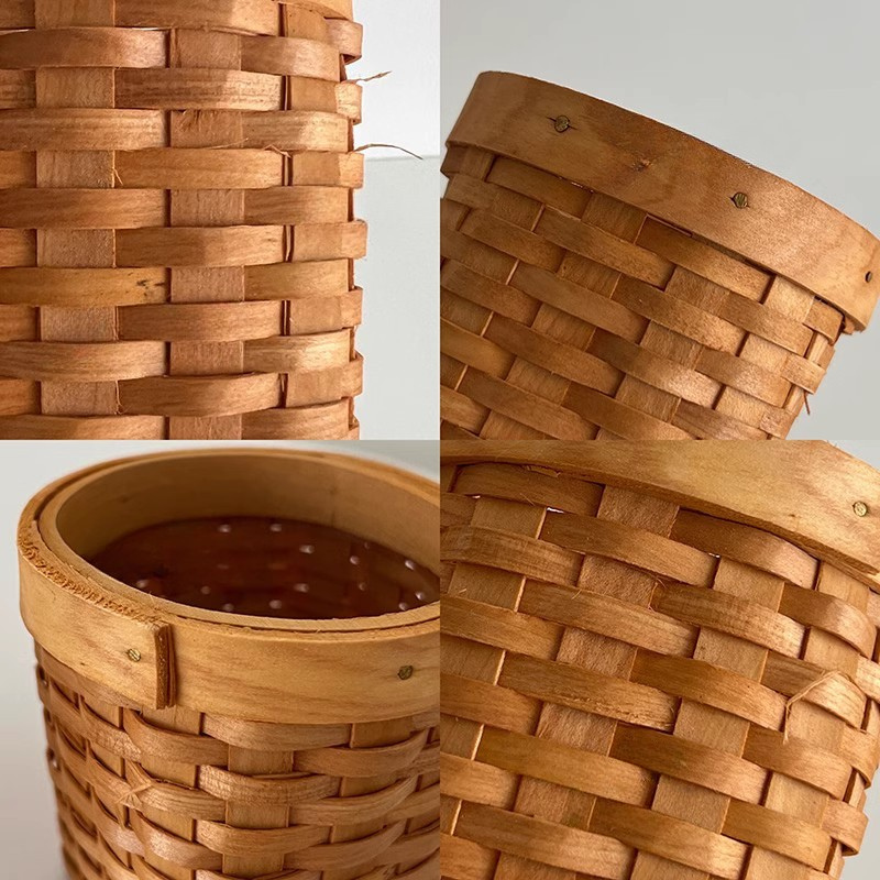 Bamboo Woven Pen Holder