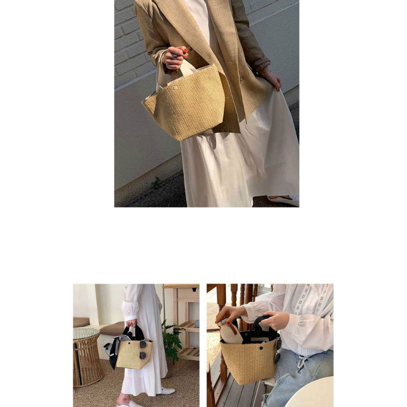 Rattan Beach Tote Bag