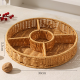 Handwoven Rattan Serving Tray