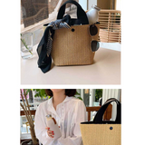 Rattan Beach Tote Bag