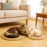 Round Rattan Cat Scratch Mat