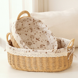 Handwoven Rattan Storage Basket