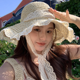 Women's Wide Brim Straw Hat