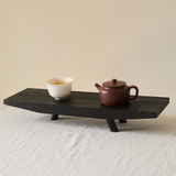 Boat Form Wood Tea Tray – Sculptural Object