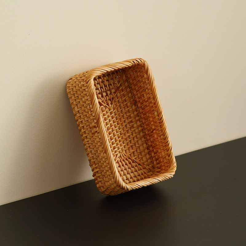 Rattan Tabletop Organizer