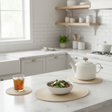 Round Cotton Rope Table Mats Set