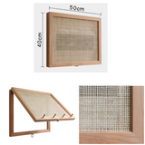 Rattan Wall Meter Box Hider