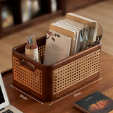 Rattan Desk Storage Box