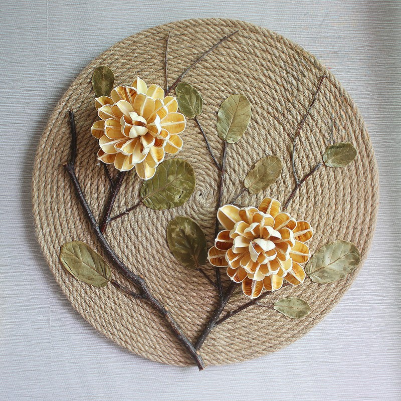 Hemp Dried Flower Wall Decor Set