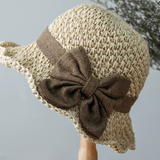 Women's Straw Ruffle Sun Hats