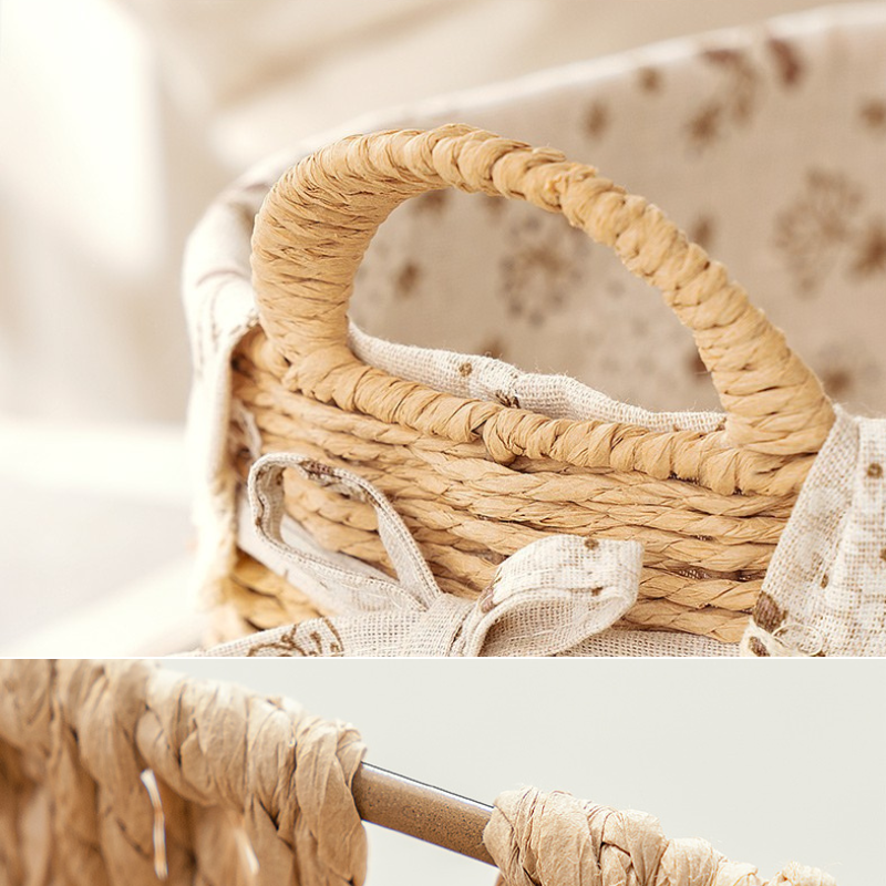 Handwoven Rattan Storage Basket