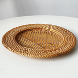 Handwoven Rattan Dinner Plate