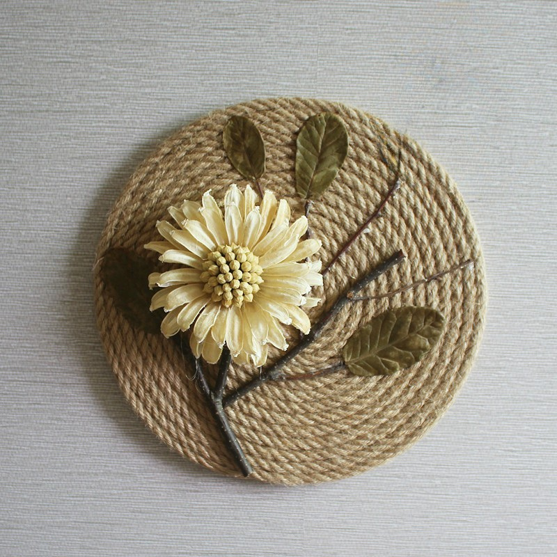 Hemp Dried Flower Wall Decor Set