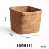 Woven Rattan Laundry Basket