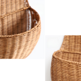 Wall Rattan Pear Flower Basket