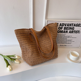Summer Rattan  Large Shoulder Bag