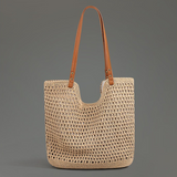 Summer Woven Knitted Shoulder Bag
