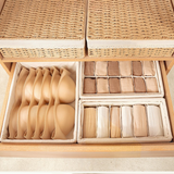 Rattan-Style Drawer Organizer Box