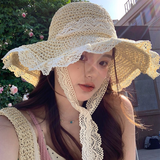 Women's Wide Brim Straw Hat